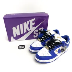 【中古美品】NIKE SB ナイキエスビー × Supreme Dunk Low OG QS Gold Stars DH3228-100 ダンク ロー OG QS ゴールドスターズ スニーカー シューズ 靴 【160-251009-rs-01-fur】