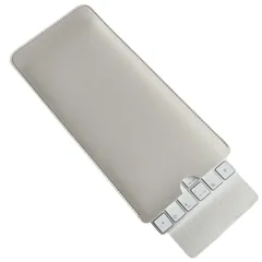 【マジックキーボード2ケース】 Magic Keyboard 2 スリムスリーブカバー ブラック 耐衝撃 合皮素材 (ホワイト) [ホワイト]