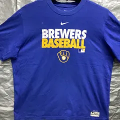 古着　Tシャツ　XXLサイズ　ナイキ　ブルワーズ　ベースボール