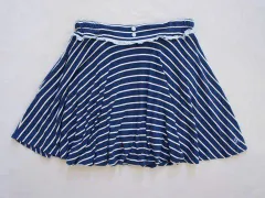 ポンポネットジュニア pom ponette junior アウトレット 子供服 女の子 LL 165cm スカート パンツ スカパン ボーダー 青 白 春 夏 ★3 ボトムス ガールズ 女児 キッズ ジュニア 【中古】 ユーズド リサイクル