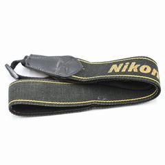 Nikon ニコン ストラップ 黒黄 アクセサリー 【中古】