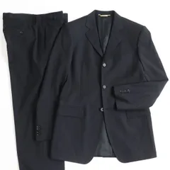 美品●DOLCE＆GABBANA ドルチェ＆ガッバーナ シングルスーツ/上下セットアップ ブラック 48 イタリア製 正規品 ハンガー付き q09-st30307-331のサムネイル