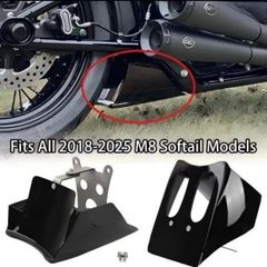 バレットバック フレーム スポイラー ハーレー ソフテイル FXBB FXBR FXBRS ブレイクアウト ファットボーイ ローライダー ストリートボブ 2018-2024 バイク