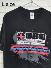 L／US古着／Ｔシャツ／スバルSTI／WBM／SUBARU
