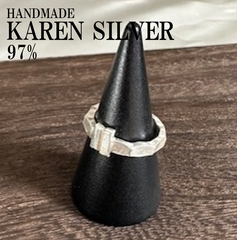 シルバーリング カレンシルバー カレン族 ハンドメイド エスニック #133