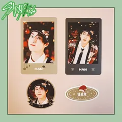 【Stray Kids】Xmas POPUP STORE 2023　フォトカードセット【A】【B】・ステッカーセット《ハン》