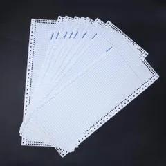 プレパンチドカードキット 10個/セット ブランクパンチカード 編み機用アクセサリー 24フラワーカード編み機パンチカード KH860 KHJ880 KH868 KH881 KH893 KH260用