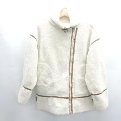 ◇ ⊇ Heather ヘザー リバーシブル 長袖 ジャケット サイズF ホワイト系 レディース E  【1503060036068】