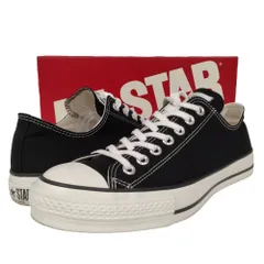 CONVERSE コンバース CANVAS AS J OX キャンバス オールスター シューズ 日本製 スニーカー ブラック サイズ US9=27.5cm 正規品 / 51281