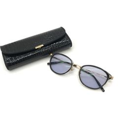 VIKTOR&ROLF サングラス 70-0202-2 ウェリントン コンビ メガネ めがね ケース付き 50□20 140 ブラック ヴィクター＆ロルフ 眼鏡 B13827◆