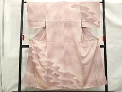 平和屋着物■訪問着　刺繍　笹竹文　暈し染め　金糸　金彩　正絹　逸品　AAAT1330gw