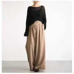 ☆ ブラウン ☆ L ☆ ワイドパンツ pklgww2393 ワイドパンツ レディース きれいめ タックパンツ フレアパンツ ガウチョパンツ ワイド パンツ ロング タック カジュアル 無地 大きいサイズ 体型カバー ゆったり 秋 冬 ボトムス