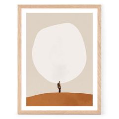 山口一郎 原画 フクロウ ポストカードサイズ 額装付き 本人サイン入り