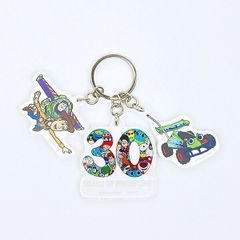 디즈니 토이 스토리 30th 우디 & 버즈 3연 아크릴 키홀더 일본제 Disney