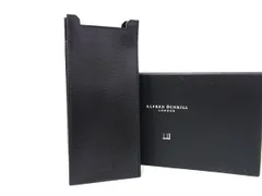 ■新品■未使用■ dunhill ダンヒル レザー メガネケース めがねケース ブラック系 BE9707 のサムネイル