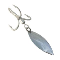 ブレードフック 4# 1個 シルバー トレブルフック スピンテイル 青物 釣り