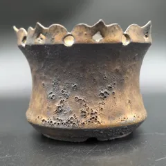 カタチ製作所 クレーター 植木鉢 鉢 カタチ製作所crater ドリッパーlow 陶器鉢