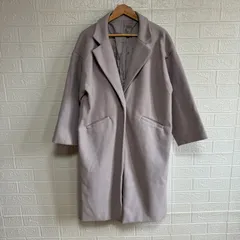 GRL グレイル k9032x ポケット付き オーバーサイズ ロングコート アウター ピンク【中古】 レディース