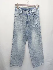 ◇ Θ WEGO ウィゴー ワイド デニム パンツ ジーンズ サイズＭ ブルー系 メンズ E  【1507160005283】