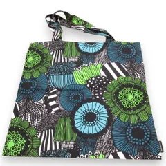 新品同様 Marimekko マリメッコ Siirtolapuutarha シイルトラプータルハ ファブリックバッグ トートバッグ マルチカラー レディース 古着 中古 USED