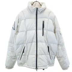 ARMANI JEANS アルマーニジーンズ スノーボード ダウンジャケット 32 白系 スキー レディース 古着