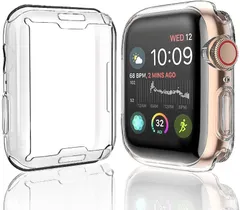【特価商品】/ Series Series 7 Series 45mm / ケース 対応アップルウォッチシリーズ 8 9/8/7 9 45mm Watch 柔らかいTPU 全面保護カバー 【2枚セット】対応Apple (2 Misxi クリア)