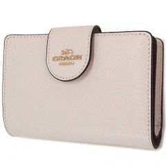 【新品 未使用】コーチ 財布 COACH アウトレット レザー ミディアム コーナー ジップ ウォレット 二つ折り財布  6390 IMCHK