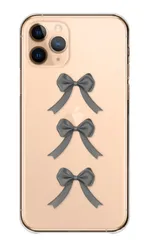 iPhone14 ケース カバー アイフォン14 スマホケース ハードケース リボン りぼん リボンコア 可愛い かわいい オシャレ おしゃれ クリア 透明 シンプル カラー05