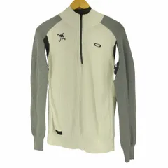 オークリー OAKLEY SKULL DIVIDED H/Z SWEATER ハーフジップ サーマルニット メンズ  Lのサムネイル