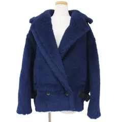 美品 Max Mara マックスマーラ アルパカ アウター ジャケット ショート ライダース ワイド ボタン ファー 22秋冬 おしゃれ シンプル きれいめ 大人女子 ブランド 上品 エレガントのサムネイル
