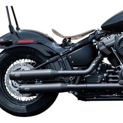 S&S CYCLE エスアンドエスサイクル GRAND NATIONAL スリップオンマフラー ブラック M8ソフテイル  丨 1801-1360  550-0737