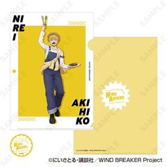 [신품/공식]WIND BREAKER_클리어 파일&스티커 세트 4 유이 아키히코 공식 상품 colleize