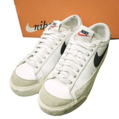 NIKE ナイキ WMNS BLAZER LOW PLATFORM ウィメンズ ブレザーロー プラットフォーム DJ0292-101 US8(25cm) White/Black-Orange スニーカー シューズ g22756