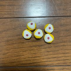 おにぎり柄くるみボタン
