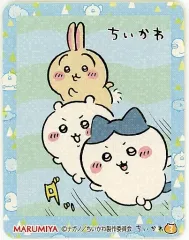 【中古】シール・ステッカー ちいかわ＆ハチワレ＆うさぎ(ダッ)  キラキラシール 「ちいかわ ふりかけ たまご＆たらこ」 同梱品