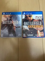 バトルフィールド1 バトルフィールドハードライン　バトルフィールド　PS4ソフト　2本セット