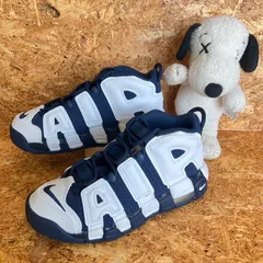 24.0cm NIKE AIR MORE UPTEMPO (GS) WHITE/MIDNIGHT NAVY-METALLIC GOLD ナイキ エア モア アップテンポ GS fv5371-100