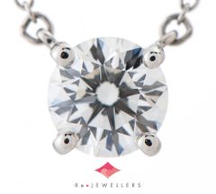 ティファニー ソリティア スタッド 約0.95ct  ダイヤモンド 0.95 ペ