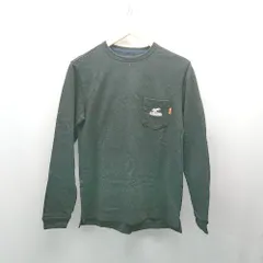 ◇ KRIFF MAYER ラウンドネック プルオーバー 透け感なし 長袖 Tシャツ 表記なし ブラック メンズ E 【1309040076112】