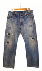 ヒステリックグラマー HYSTERIC GLAMOUR  00S 小窓デニム スタッズ デニム パンツ 赤耳 赤タグ STモデル 4AP-1254 デニム ブルー 34 103MB-410