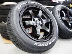 カスタムサイズ VALOR TS6R 15inch 6.5J 4H100+38 TOYO オープンカントリー H/TⅡ 185/60R15 サクシード プロボックス