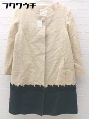 ◇ Bon mercerie ボン メルスリー anatelier アナトリエ 長袖 ミニ ワンピース サイズ36 ベージュ レディース 【中古】 【1002802042768】のサムネイル