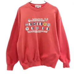 CAPTAIN SANTA キャプテンサンタ 日本製 長袖 スウェット トレーナー M レッド メンズ 古着