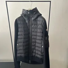 モンクレール★ハイブリッドダウンニット★定番★XXXL★ブラック★22〜23年 モンクレール☆ハイブリッドダウンニット☆定番☆XXXL☆ブラック☆22〜23年