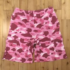 A BATHING APE×KAWS ショートパンツ ピンクカモ - メルカリ
