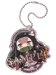 【中古】キーホルダー・マスコット(キャラクター) 竈門禰豆子 「ぴた!でふぉめ 鬼滅の刃 アクリルキーホルダー」