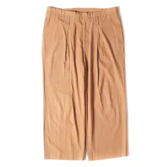 URU ウル パンツ サイズ:2 ドローストリング ワンタック ワイド コットン パンツ イージー ブラウン系 ボトムス ズボン ブランド カジュアル【メンズ】のサムネイル