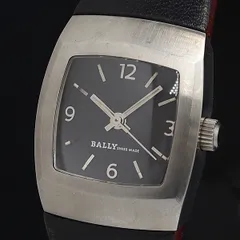レア BALLY バリー 腕時計 レクタンギュラー シルバー 2針 クォーツ 美品】バリー BALLY クォーツ グレー スクエア 2針 | arear-shop