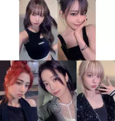 【中古】キャラカード LE SSERAFIM セルフィーフォトカードコンプリート5枚セット 「CD EASY」 発売記念ラッキードローイベント限定 Weverse Shop JAPAN 一般盤3形態セット購入特典