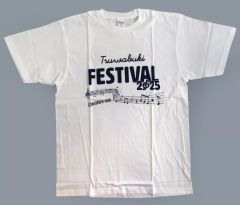 [중고] 티셔츠 문예부 티셔츠 TSUWABUKI FES ver. 화이트 XL 사이즈 [패 히로인이 너무 많다!]